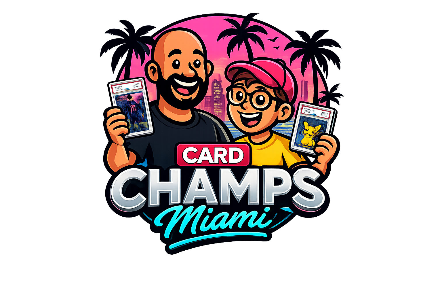 Card Champs Miami mascot